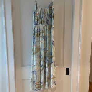 Abercrombie Floral Maxi Dress with Spaghetti Straps